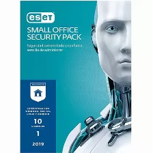 Licencia Antivirus Eset Small Office Security Pack 2019, 10 Licencias, 1 Año , Español, 64-bit (protege 1 Servidor + 10 Pc)