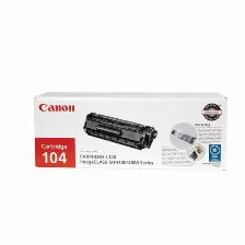  Toner Canon 104 P/mf4150,4370dn,d480,fax L90, Rendimiento 2,000 Pag Aprox Original