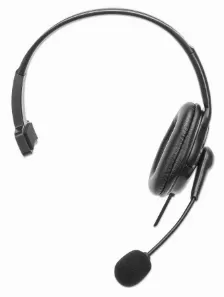 Audífonos Manhattan 180849 Diadema Para Oficina/centro De Llamadas, Micrófono Boom, Conectividad Alámbrico, Color Negro