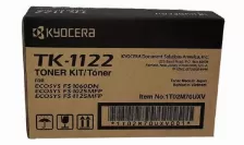  Tóner Kyocera Tk-1122 Original, Negro, Compatibilidad Impresora Fs-1025mfp-1125/ Mfp,fs-1060dn