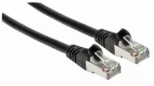 Cable De Red Intellinet Cable De Red Cat6a S/ftp, 30 Cm, Negro, 0.3 M, Cat6a, S/ftp (s-stp), Rj-45, Rj-45