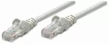 Cable De Red Intellinet, Patch Cord Utp, Cat5e, Rj-45, 1m, Color Gris