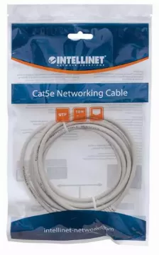 Cable De Red Intellinet Cable De Red, Cat5e, Utp, 3 M, Cat5e, U/utp (utp), Rj-45, Rj-45