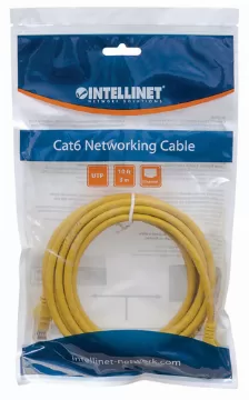 Cable De Red Intellinet Cat5e Utp, 3m, 3 M, Cat5e, U/utp (utp), Rj-45, Rj-45