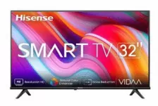 Smart Tv Hisense 32a45kv 32 Pulg, Led Hd, 1366 X 768 Px, Smart Vidaa
