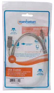 Cable Usb Manhattan A/mini B 5pines 1.8mts Version 2.0 480mbps