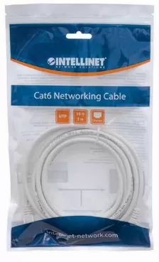 Cable De Red Intellinet Cable De Red, Cat6, Utp, 3 M, Cat6, Rj-45, Rj-45