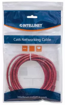 Cable De Red Intellinet Cable De Red, Cat6, Utp, 1 M, Cat6, U/utp (utp), Rj-45, Rj-45