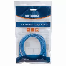 Cable De Red Intellinet, Patch Cord Utp, Cat6, Rj45, 2mts, Color Azul