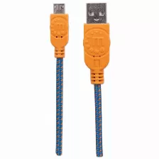 Cable Usb Manhattan Usb A A Micro-usb B, 1 M, Azul