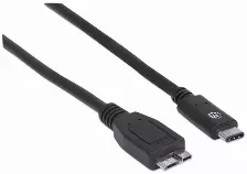 Cable Usb Manhattan Usb 3.1 C/micro-b, 1 M Usb C A Micro-usb B, 1 M, Negro