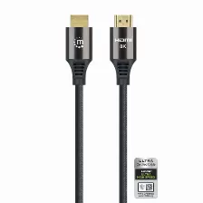 Cable Hdmi Manhattan Cable Hdmi Certificado De Ultra Alta Velocidad, 8k A 60 Hz O 4k A 120 Hz, Con Ethernet, 3 M, Hdmi Tipo A (estándar), Hdmi Tipo A (estándar), 48 Gbit/s, Negro
