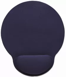  Mousepad Manhattan Con Descansa Muneca, Tipo Gel, Antiderrapante, Color Azul, (434386)