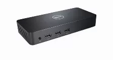 Plataforma Uinversal Docking Dell Usb3.0 D3100 (452-bbpg), 2xusb 2.0, 3xusb 3.0, 1xrj-45 , 1xvídeo Salida Displayport, 2xhdmi, 1xaudio Salida Estéreo 3,5 Mm