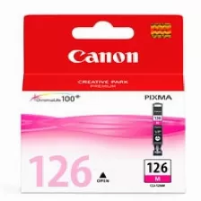 Cartucho De Tinta Canon Cli-126 Original, Magenta, Compatibilidad Pixma Ip4810/mg5210/mg6110
