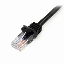 Cable De Red Startech.com Cable De Red De 10m Negro Cat5e Ethernet Rj45 Sin Enganches, 10 M, Cat5e, U/utp (utp), Rj-45, Rj-45
