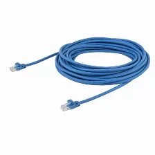 Cable De Red Startech.com Cable De Red De 10m Azul Cat5e Ethernet Rj45 Sin Enganches, 10 M, Cat5e, U/utp (utp), Rj-45, Rj-45