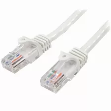 Cable De Red Startech.com Cable De Red De 10m Blanco Cat5e Ethernet Rj45 Sin Enganches, 10 M, Cat5e, U/utp (utp), Rj-45, Rj-45