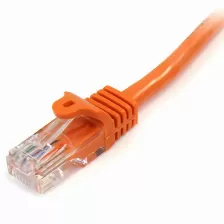 Cable De Red Startech.com Cable De Red De 0.5m Naranja Cat5e Ethernet Rj45 Sin Enganches, 0.5 M, Cat5e, U/utp (utp), Rj-45, Rj-45