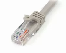 Cable De Red Startech.com Cable De 5m De Red Ethernet Cat5e Rj45 Sin Traba Snagless - Gris, 5 M, Cat5e, U/utp (utp), Rj-45, Rj-45