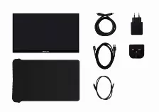 Monitor Portatil Verbatim Lcd Touchscreen 15.6 Pulgadas, 1xhdmi, Full Hd, 6ms, Panel Ips, Negro