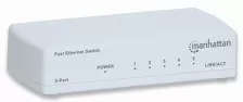 Switch Manhattan Fast Ethernet , 5 Puertos 10/100mbps, (560672)