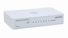Switch Manhattan Gigabit Ethernet, 8 Puertos 10/100/1000mbps, 16 Gbit/s, (560702)
