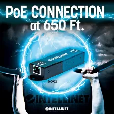 Adaptador Poe Intellinet 10,100,1000 Mbit/s, Ieee 802.3, Ieee 802.3ab, Ieee 802.3af, Ieee 802.3at, Ieee 802.3u, 2rj-45