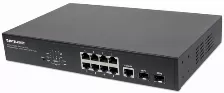  Switch Poe 8 Ptos Intellinet 10/100/1000 Gigabit 140w + 2 Sfp Administrable
