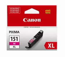 Cartucho De Tinta Canon Cli 151 Xl Original, Magenta, 11 Ml, Compatibilidad Pixma Ip-7210 Pixma Mx-721