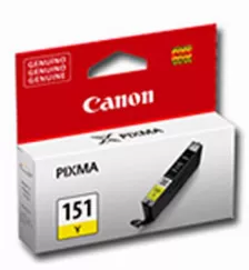 Cartucho De Tinta Canon Cli-151y Original, Amarillo, Compatibilidad Pixma Mg6310, Mg5410, Ip7210