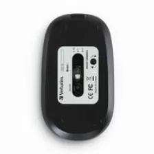 Mouse Verbatim 70750 Optico, 4 Botones, Interfaz Rf Inalambrico, Bateria Aa, Color Negro