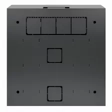 Rack Intellinet 713689 Tipo Bastidor De Pared, Capacidad Del Rack 2u/4u, Acero, Peso Max. 60 Kg, Color Negro, Incluye Tuercas Si