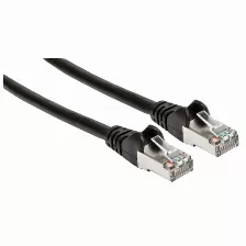 Cable De Red Intellinet Cable De Red Cat6a S/ftp, 0.9 M, Negro, 1 M, Cat6a, S/ftp (s-stp), Rj-45, Rj-45