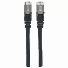 Cable De Red Patch Cat 6a, 3.0m(10.0f) S/ftp Negro