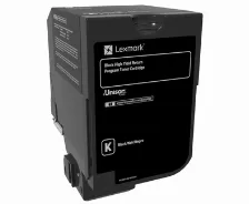  Tóner Lexmark 74c4hk0 Original, Negro, Compatibilidad Cs720, Cs725