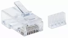 Conector Intellinet Plugs Modulares Rj45 Cat 6 Rj45, Color Transparente, Categoría Cat6, Blindaje De Cable U/utp (utp), Material Policarbonato