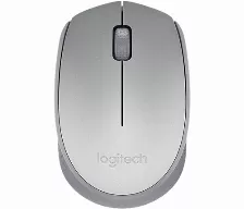  Mouse Logitech M170 Inalambrico Pc/mac, Mini Receptor Usb 2.0, Color Plata