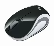 Mouse Optico Inalambrico Logitech M187 Nano Receptor Usb 2.0, Color Negro/blanco, (910-005459)