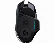 Mouse Optico Gaming Logitech G502, Lightspeed, Sensor Hero 25600 Dpi, 11 Botones Programables, 6 Pesas Estabilizadoras, Negro, (910-005566)