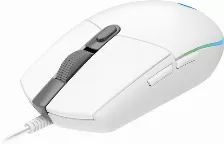  Mouse Gamer Logitech Optico G203 Lightsync, Alambrico, Usb, 8000dpi, Blanco