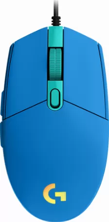 Mouse Gamer Logitech G203 Lightsync Rgb, Azul, 8000 Dpi, 6 Botones
