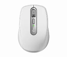 Mouse Inalambrico De Alto Desempeno Logitech Mx Anywhere 3, Bluetooth, Sensor Darkfield, 200-4000 Dpi 6 Botones, Usb Tipo-c, Color Blanco
