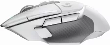 Mouse Logitech G G502 X Lightspeed óptico, 13 Botones, 25600 Dpi, Interfaz Rf Inalámbrico, Batería Batería Integrada, Color Gris, Blanco