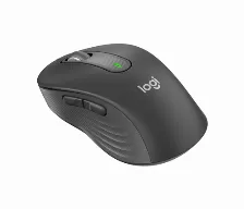 Mouse Logitech Signature M650, Inalambrico, Bluetooth, Smartwheel, Botones Programables, Receptor Usb, Color Negro (910-006250)