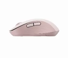 Mouse Logitech Signature M650 Optico, 5 Botones, 2000dpi, Interfaz Rf Inalambrico + Bluetooth, 10m, Bateria Aa, Color Rosa