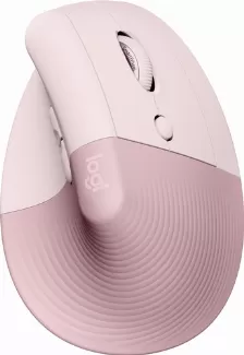 Mouse Logitech Lift Optico, 6 Botones, 4000 Dpi, Interfaz Rf Inalambrico + Bluetooth, 10 M, Bateria Aa, Color Rosa