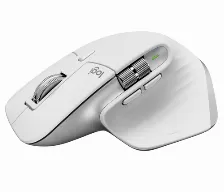 Mouse Optico Logitech Mx Master 3s, 7 Botones, 8000 Dpi, Inalambrico 2.4g/bluetooth, Bateria Recargable, Plata/blanco