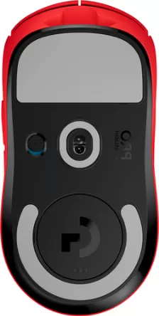 Mouse Logitech G Pro X óptico, 5 Botones, 25600 Dpi, Interfaz Rf Inalámbrico, Batería Batería Integrada, Color Rojo