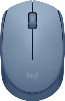  Mouse Logitech M170 Optico, 3 Botones, 1000 Dpi, Interfaz Rf Inalambrico, 10 M, Bateria Aa, Color Azul